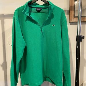 vineyard vines fleece quarter zip
